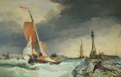 Zuider Zee - barca che ritorna al porto da Edward William Cooke